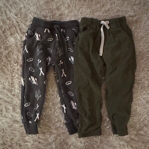 Little Bipsy Collection Boys Pants Corduroy Ski Joggers Size 4-5 4T 5T